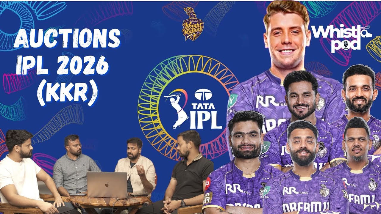 KKR IPL 2026 Auction Strategy | Cameron Green in 30 Cr. ??