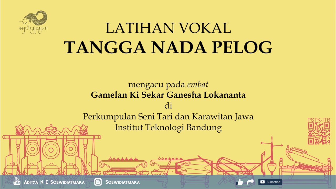 Latihan Vokal: Tangga Nada Pelog