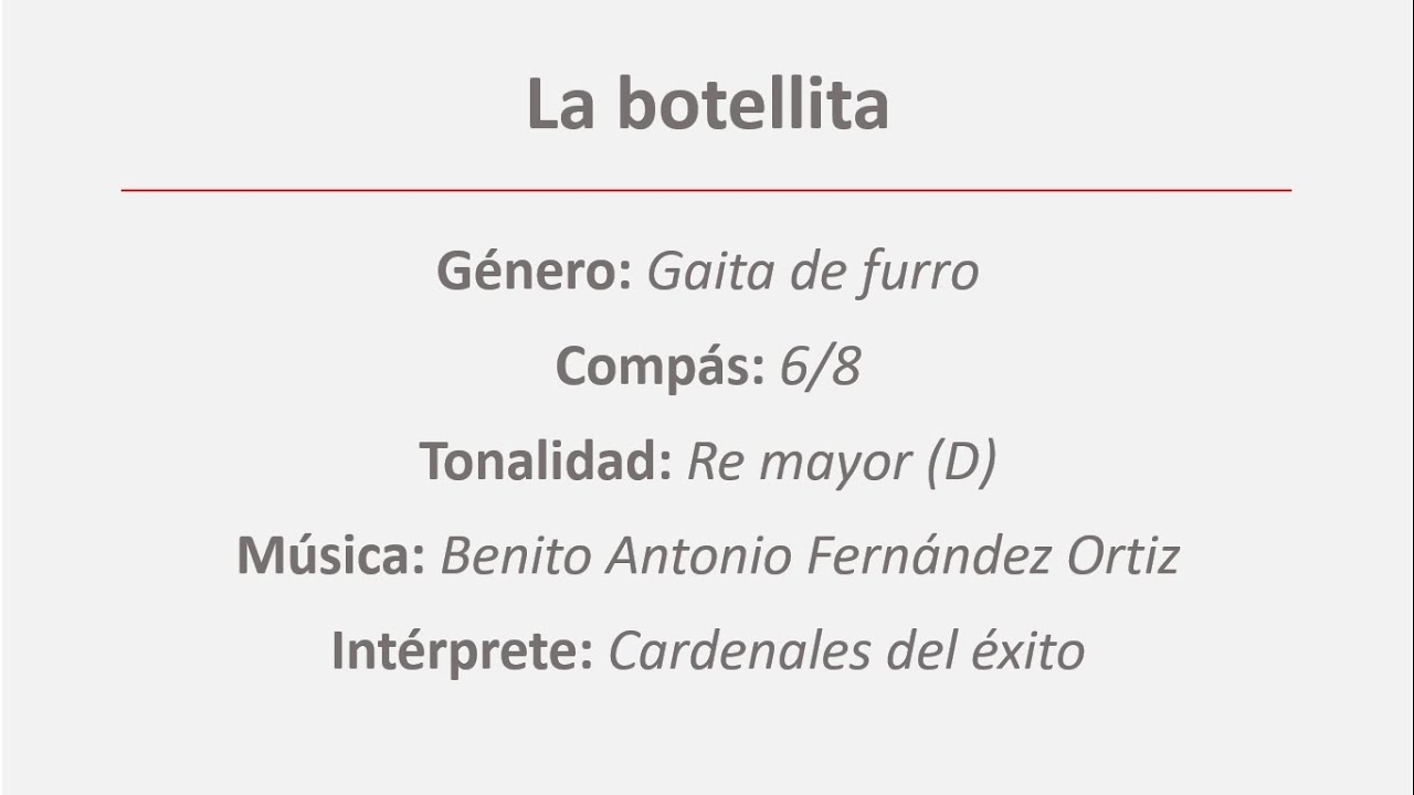 La botellita en Si menor (Bm)