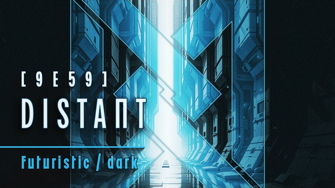 9E59 Distant | Deep Reflective Sci-Fi Dronescape