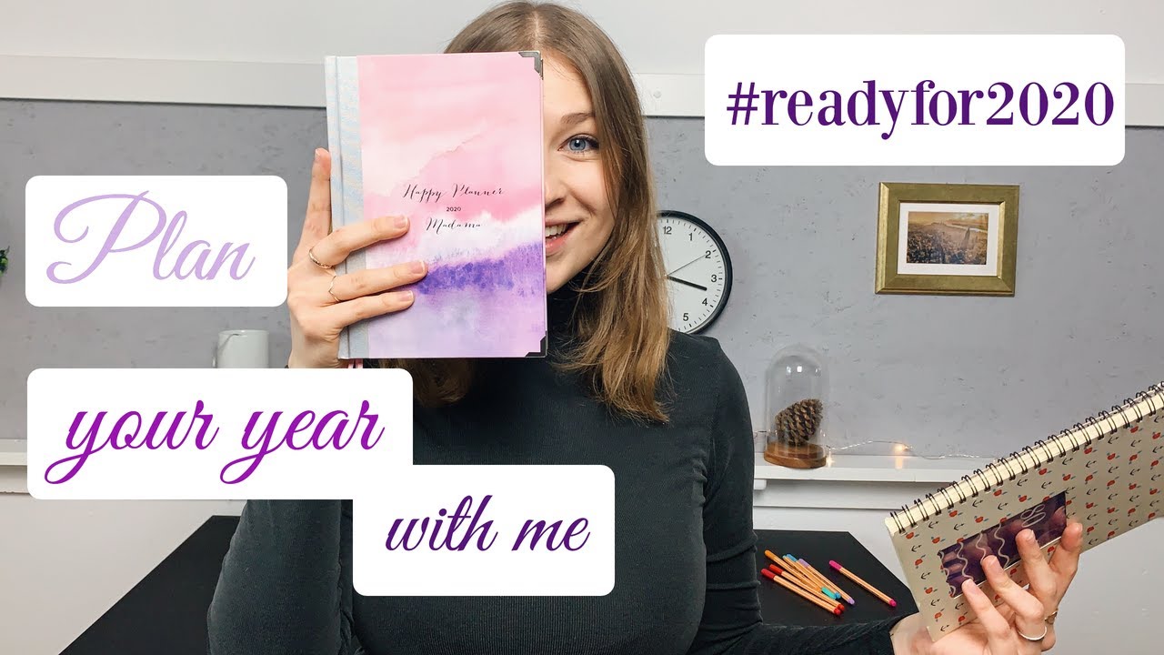 How To Plan Your Year - Plan your 2020 with me // Lifestyle design