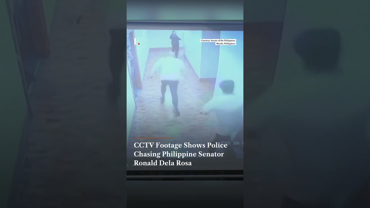 CCTV Footage Shows Police Chasing Philippine Senator Ronald Dela Rosa | N18G