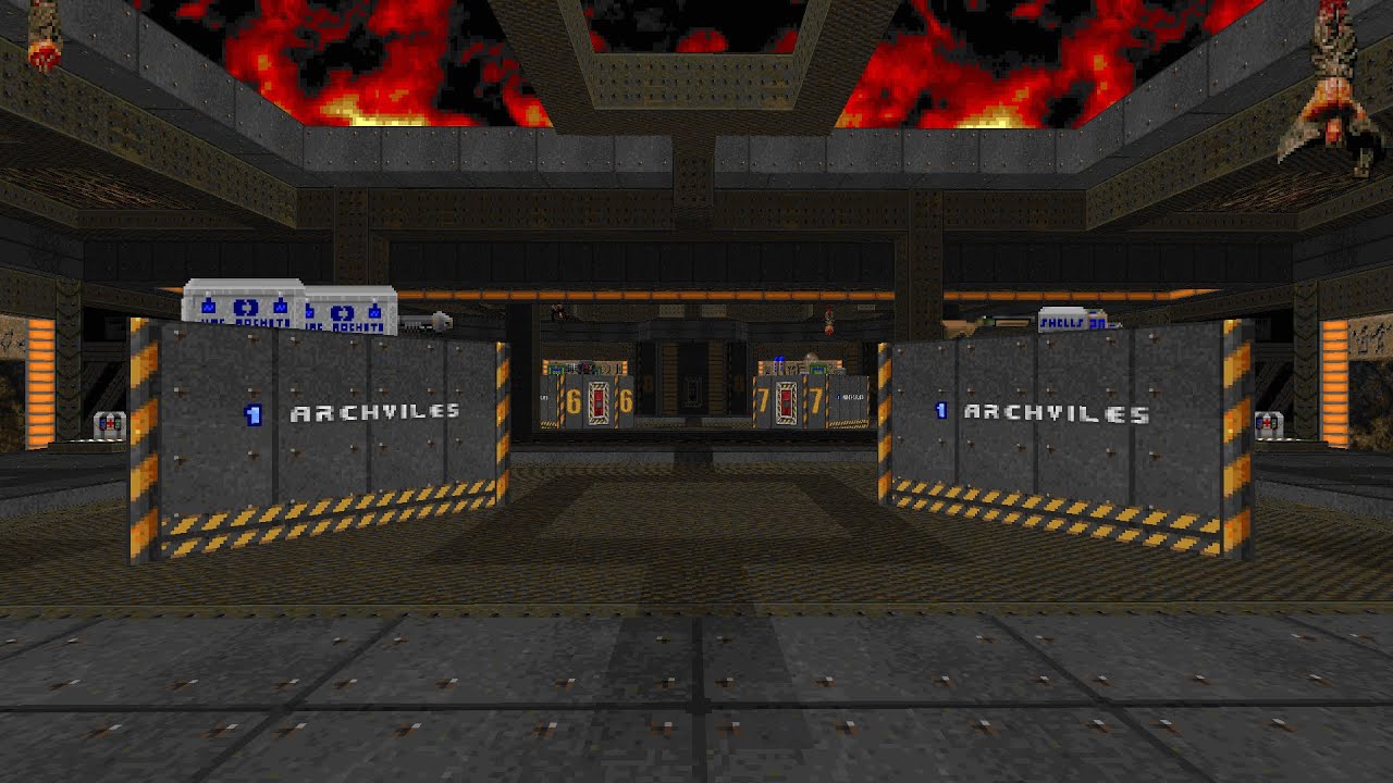 Doom 2: Realm of Chaos 2 - Map 33: Los N&uacute;meros del Diablo (UV Max)