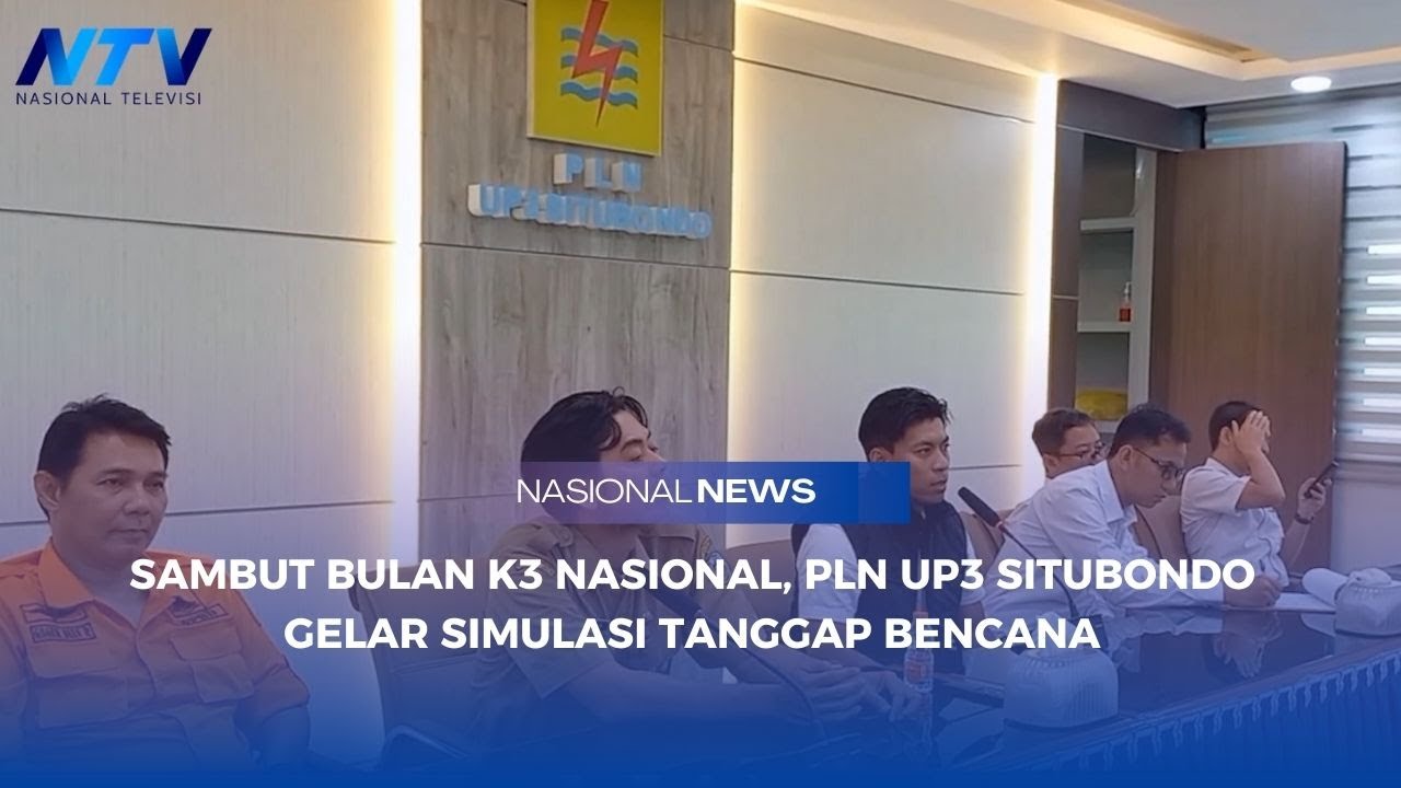 SAMBUT BULAN K3 NASIONAL, PLN UP3 SITUBONDO GELAR SIMULASI TANGGAP BENCANA