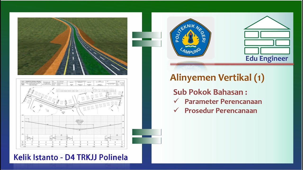 Alinyemen Vertikal (1) : Prosedur Perencanaan