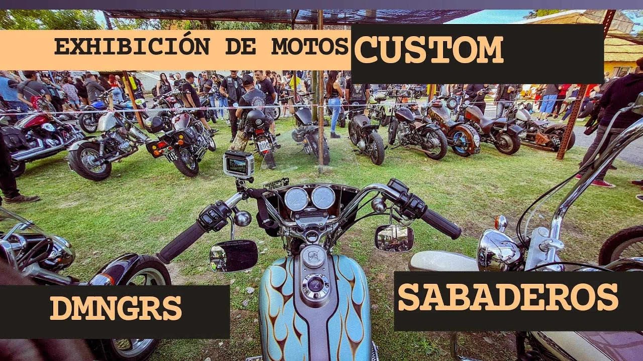 DMNGRS SABADEROS, Exhibicion de Motos Custom, Harley Davidson, Y aniversario de HMC.