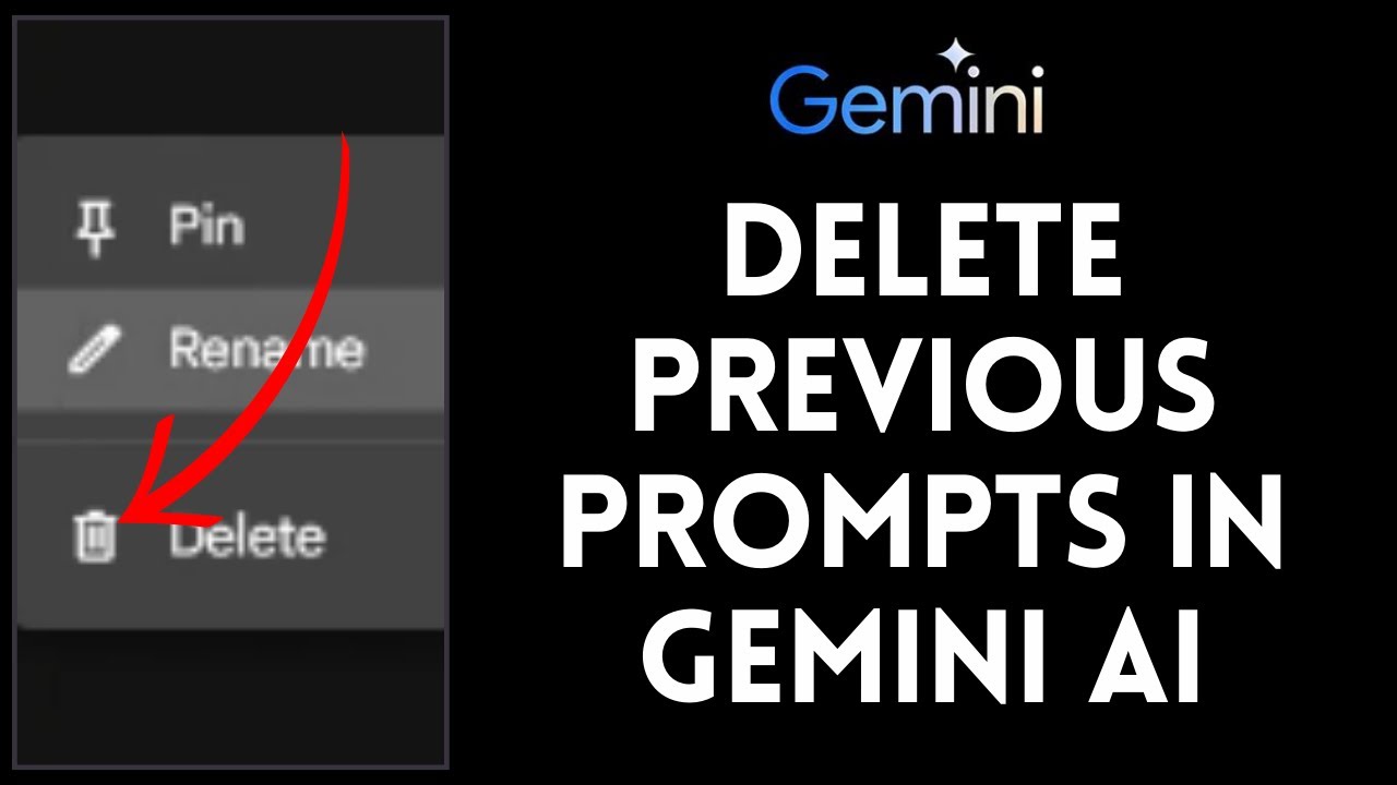 How to Delete Previous Prompts on Gemini AI 2024