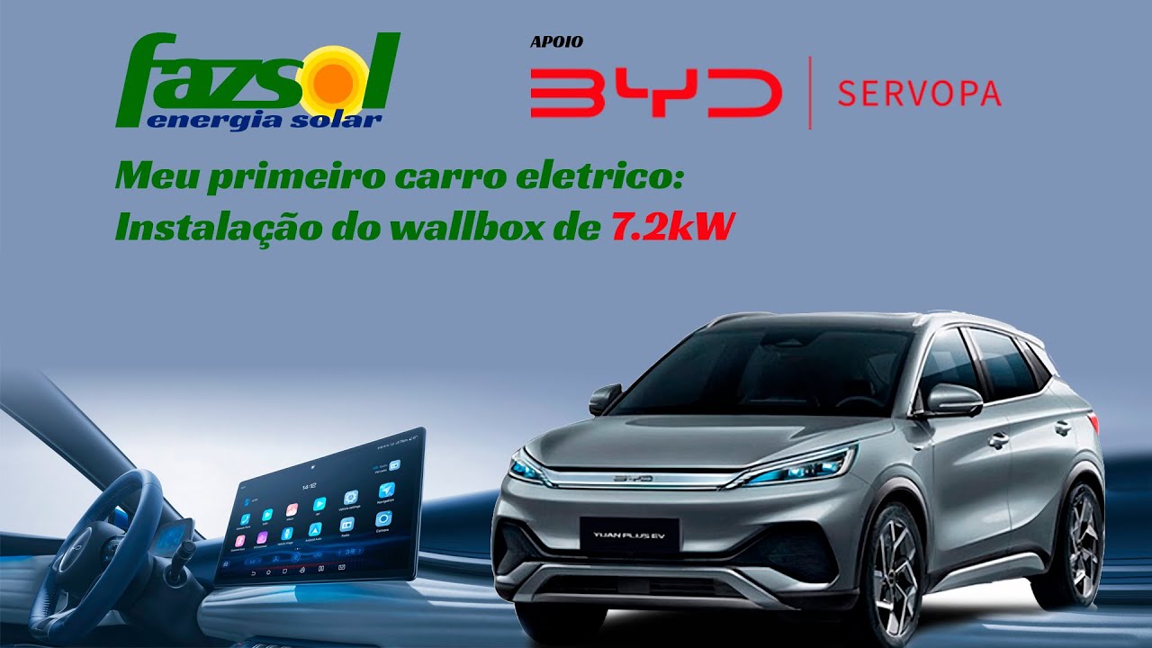Meu primeiro carro elétrico - Parte 5 : Instalação do wallbox de 7.2kW