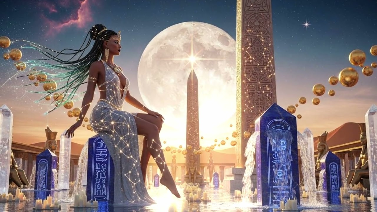 Golden Temple of Aaru |  Healing Frequencies | Ancient Egypt Deep Sleep
