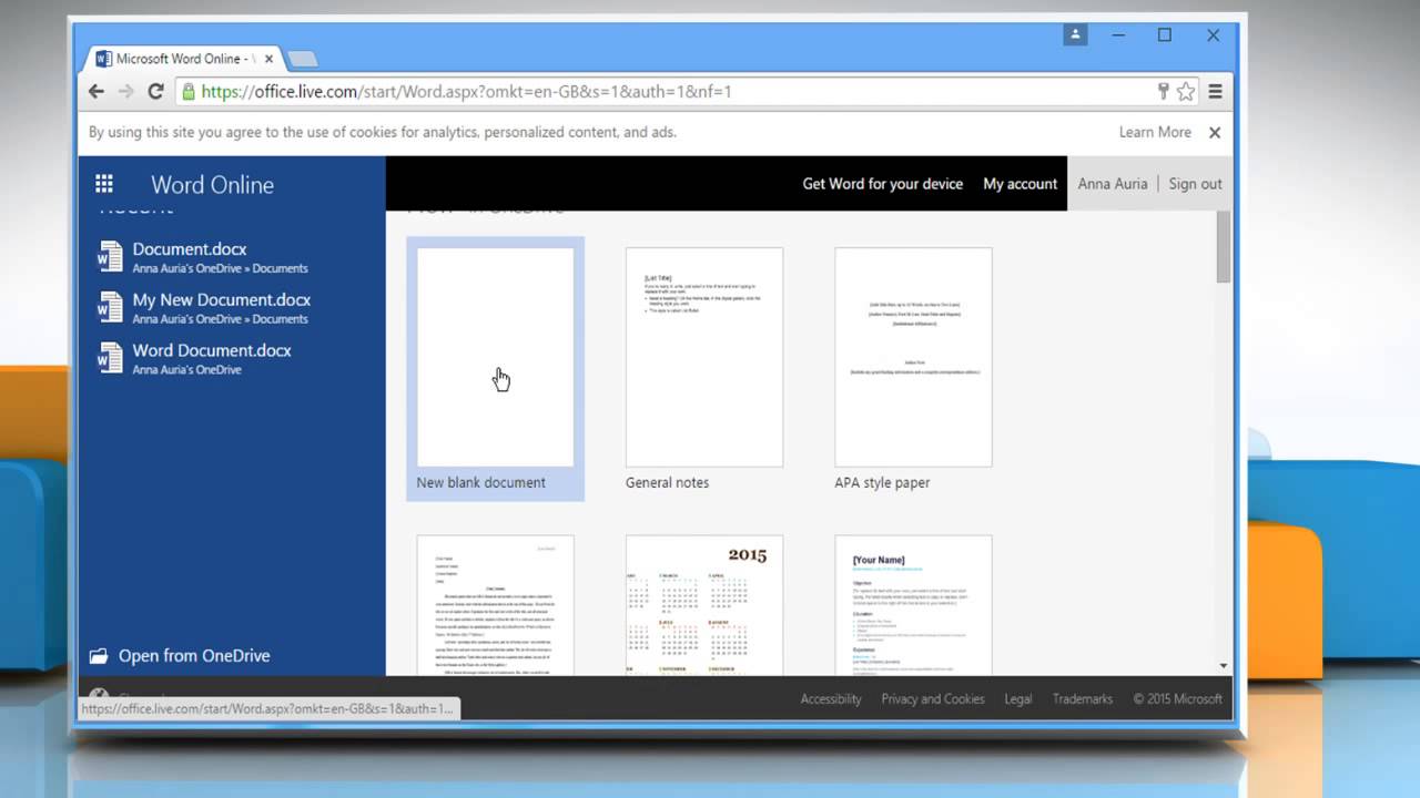Как использовать Microsoft® Word Online (Учебное пособие, часть 1)