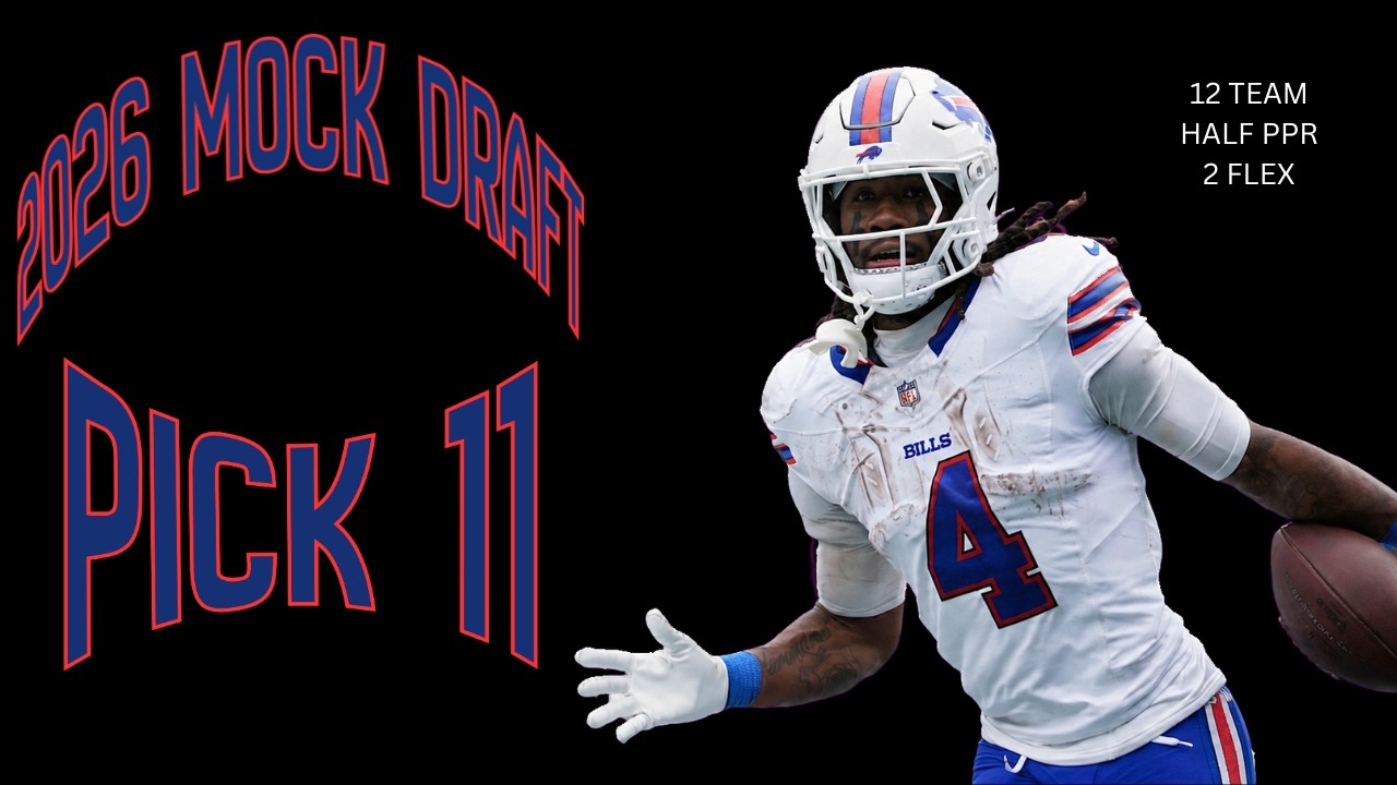 Мок-драфт Fantasy Football 2026 (Half-PPR) | 11-й пик