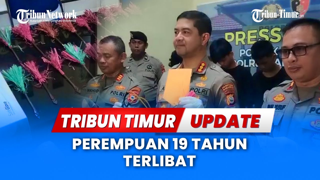 🔴 TRIBUN UPDATE: 5 Pembusur Siswa SMP di Tamalanrea Makassar Ditangkap