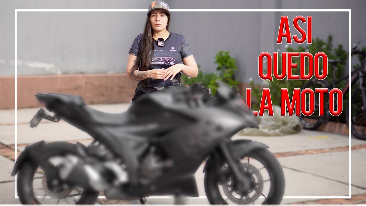 Personalización FINALIZADA! La NUEVA Gixxer 250 | Cam Daza