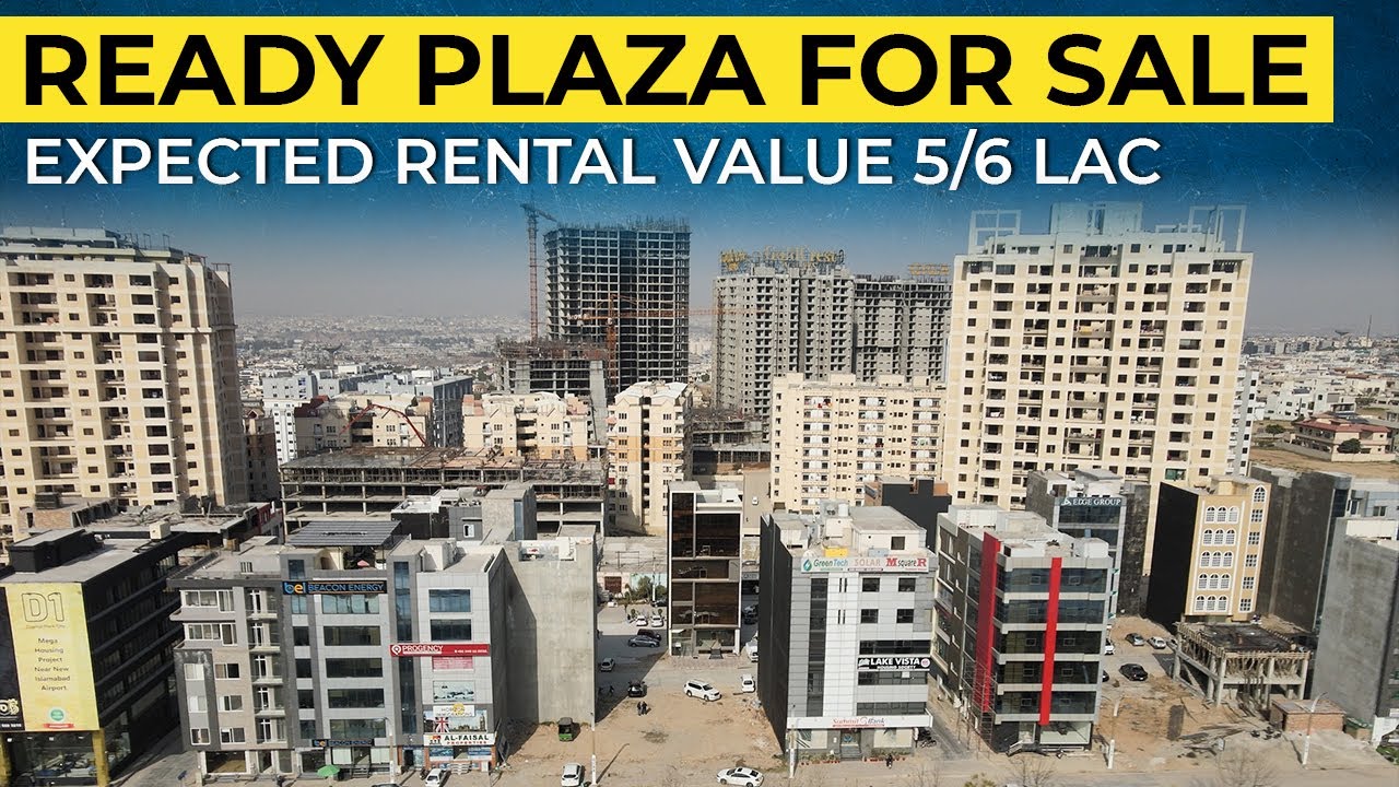 5/6 LAC EXPECTED RENTAL VALUE | COMMERCIAL PLAZA FOR SALE | DHA PHASE 2 ISLAMABAD