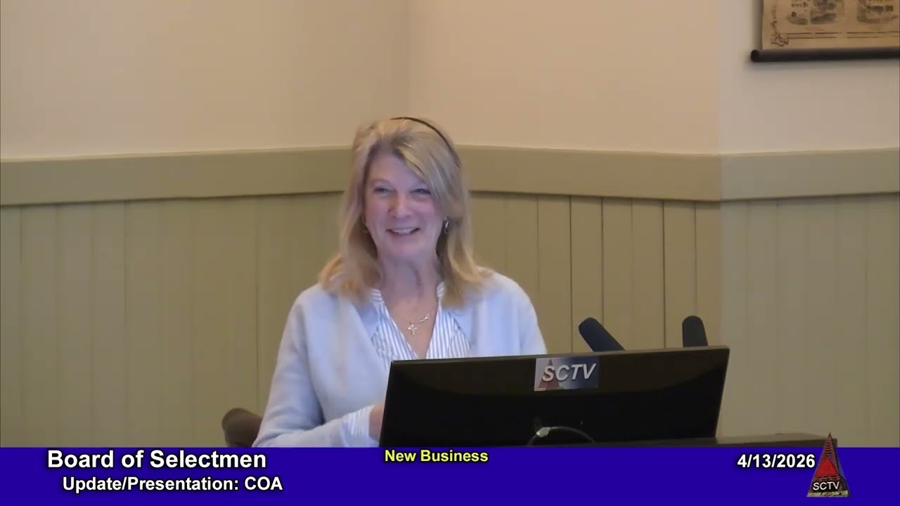 Council on Aging Update at 4 13 26 Board of Selectmen