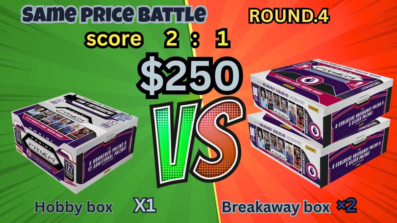 SAME PRICE, DIFFERENT RESULTS!  1 Hobby vs 2 Breakaway Boxes (Round 4)