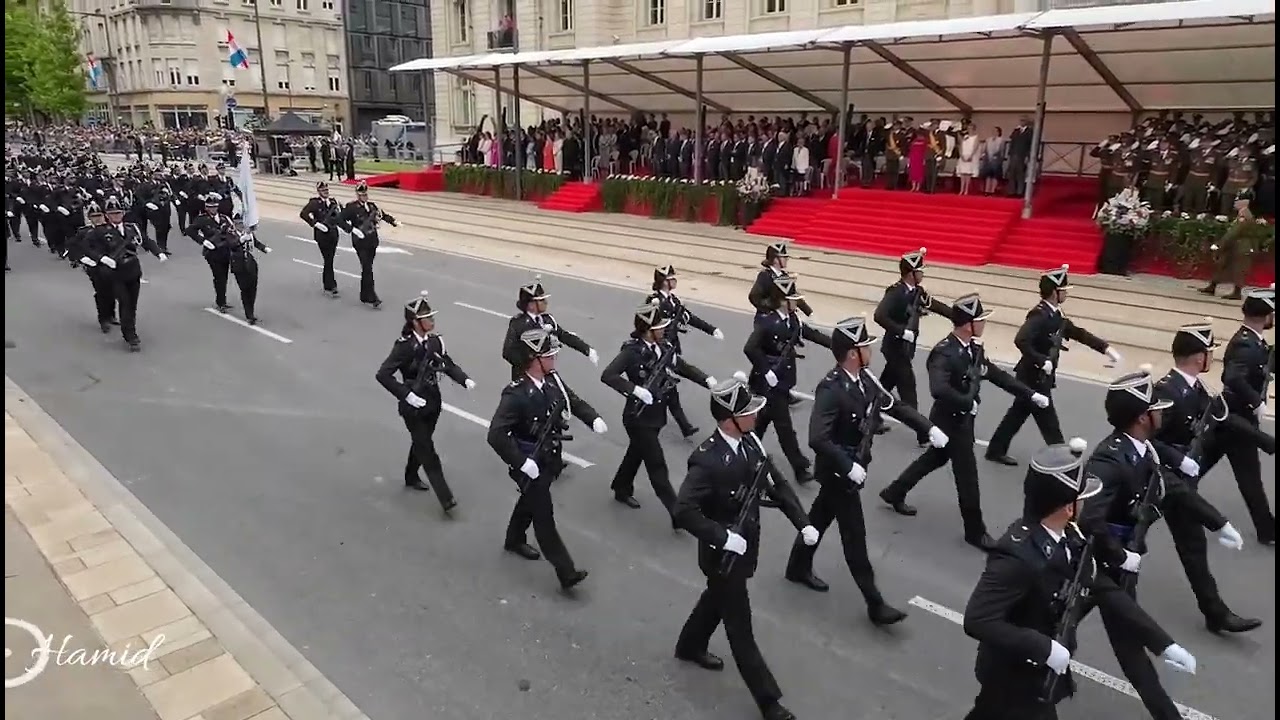 Parade Militaire de la fête nationale 2025 Luxembourg 🇱🇺