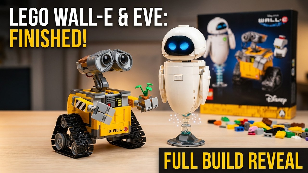 WALL-E & EVE LEGO Set | Full Build