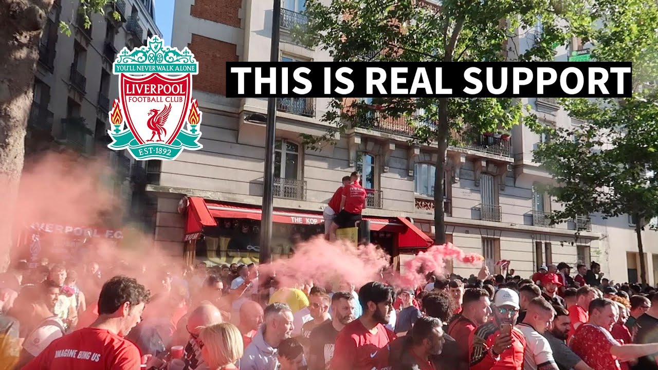 Liverpool Fans Paint Paris Red - 1 Day until the Champions League Final in Paris