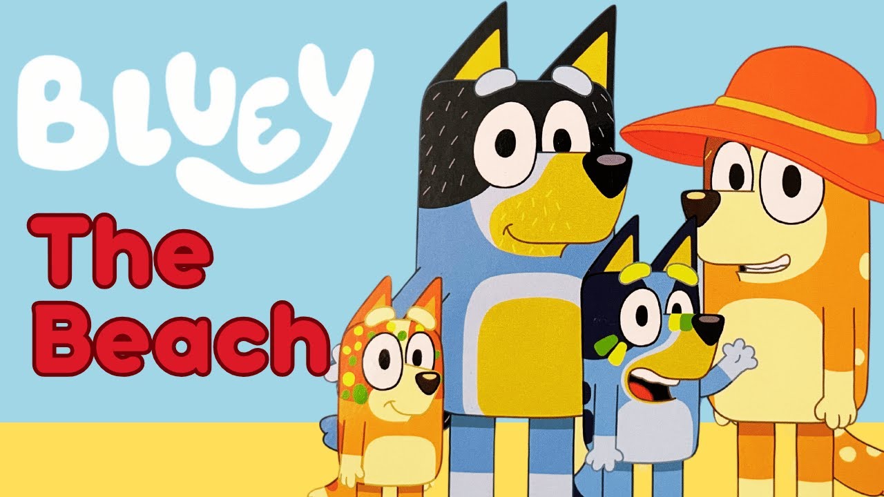 Bluey The Beach Adventure | Fun in the Sun with Bluey & Bingo! 🏖️🌊 |#readaloud #bedtime #stories