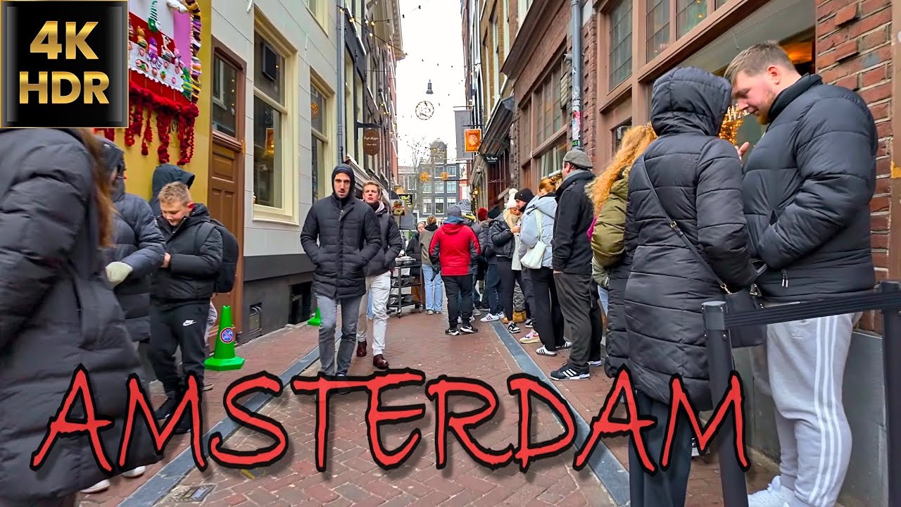 [4K HDR] How to Discover Amsterdam: Nieuwe Hoogstraat, Dam, 9 Streets and Jordaan 🇳🇱| January 2024