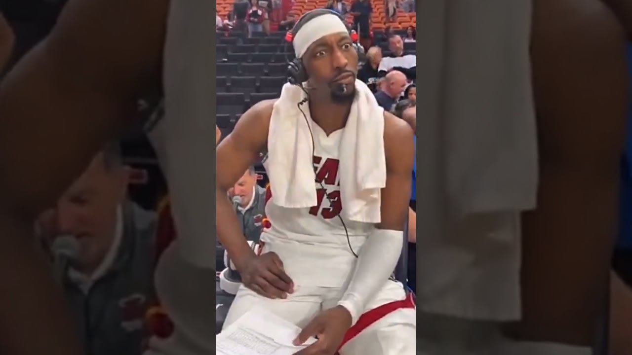 Bam's reaction 😭😭😭 "Is Tyler Herro over there slobbering on the bench?" 