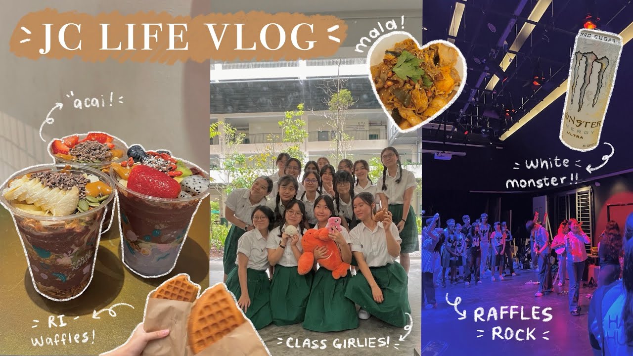 JC diaries ep.7 🌷 | mugging, rock showcase, late nights in school, rooftop talks, mala!