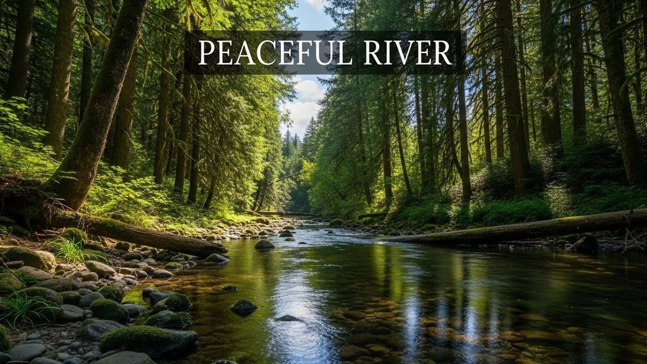 Peaceful River Flow 🌿 Calm Natural Ambience for Focus, Study, and Deep Rest 