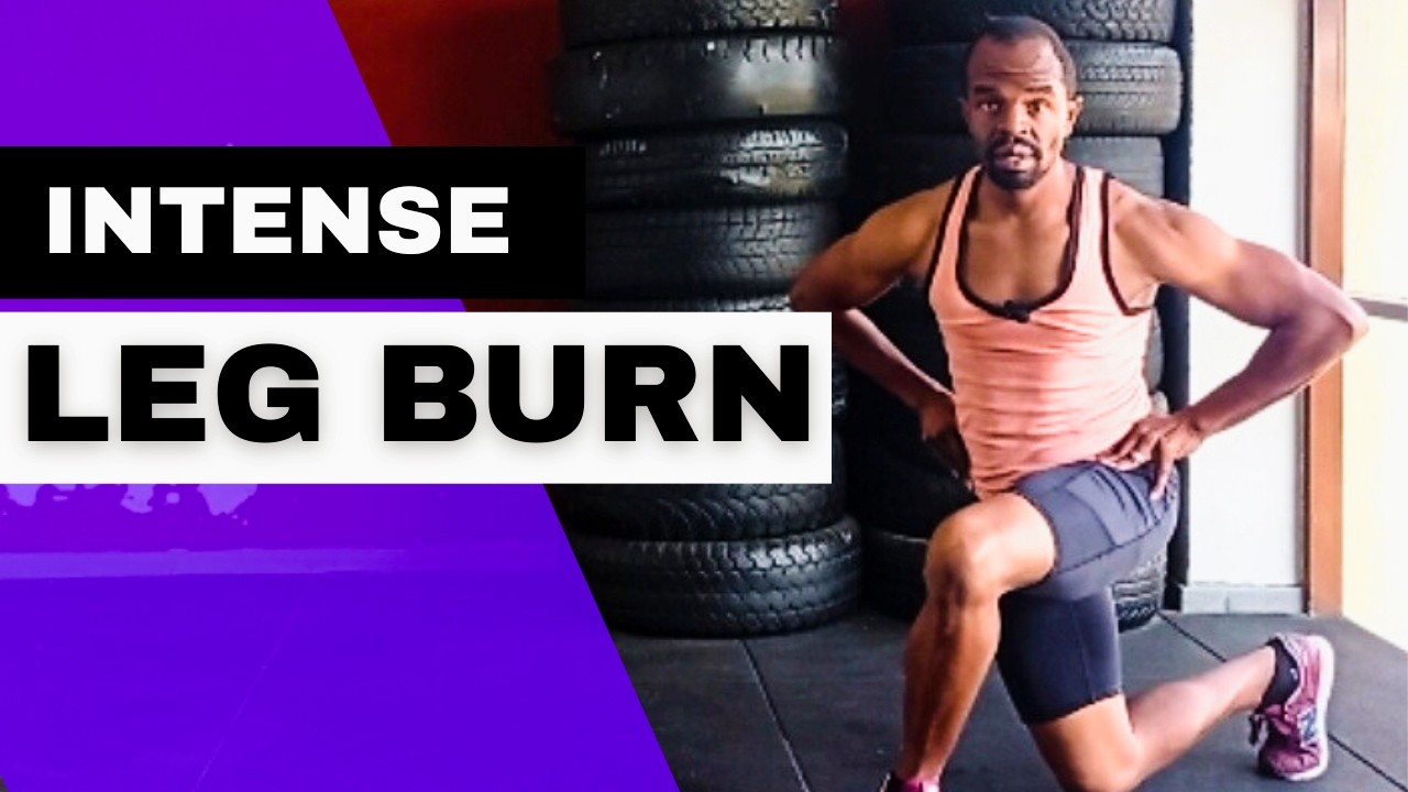 Lower Body HIIT No Equipment | 15 Min Intense Fat Burn