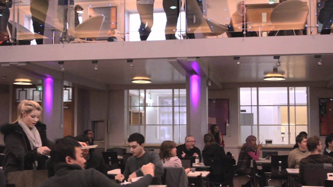Leeds Uni - Lishi Flash Mob Jan 2012 - University of Leeds Refectory in the Students Union
