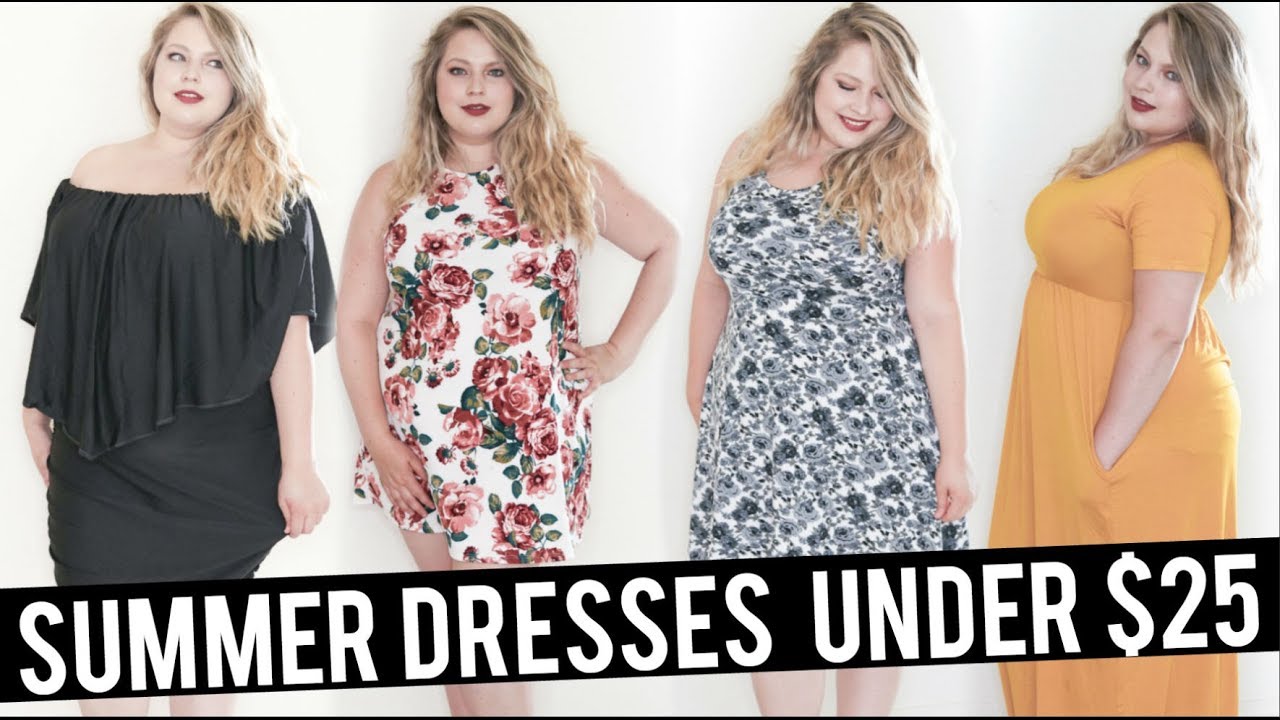 ⭐5 DRESSES UNDER $25!! ⭐ | Plus Size Amazon Haul | Summer 2018
