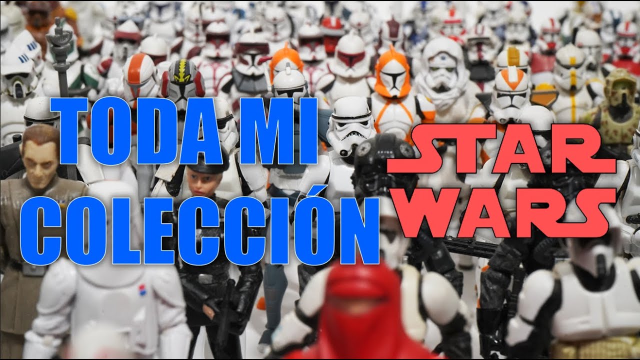 TODA MI COLECCIÓN DE FIGURAS ABIERTAS Y CERRADAS DE STAR WARS (ENERO de 2025)