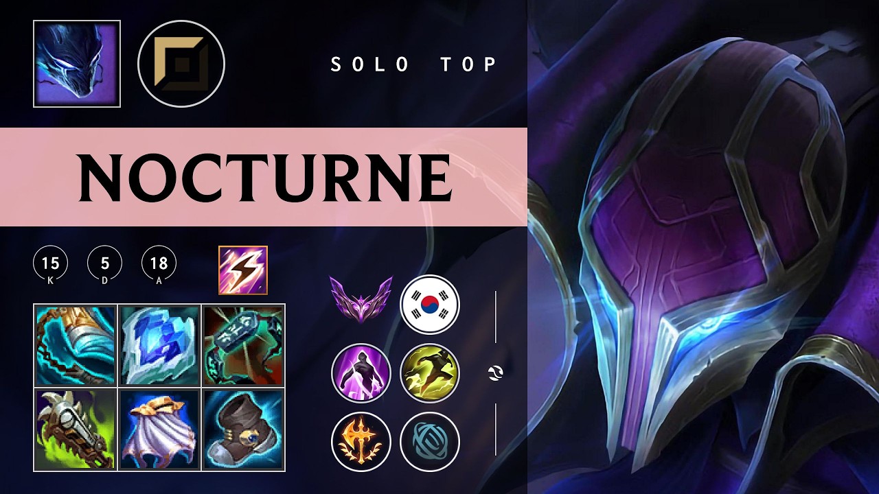 Nocturne Top vs Irelia - KR Master Patch 26.04