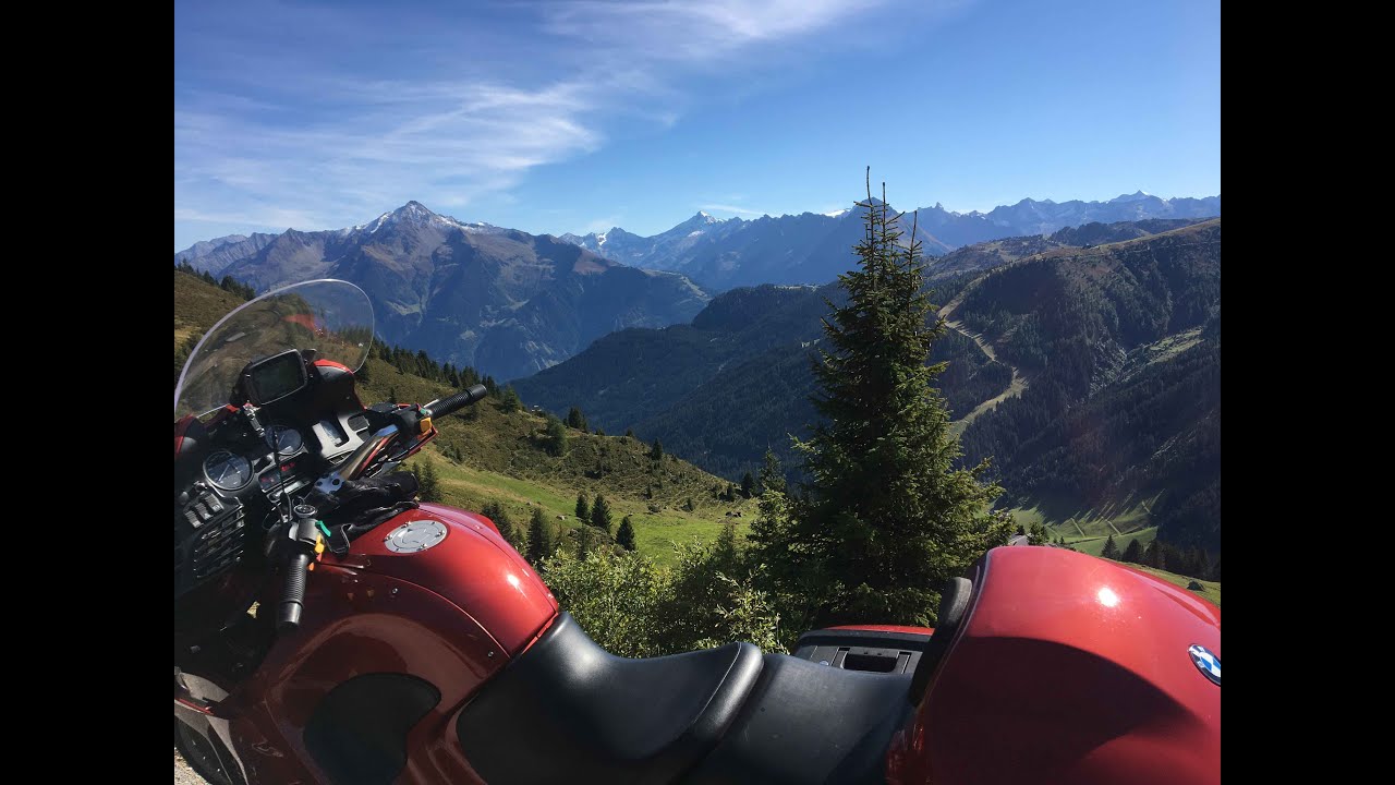 Going up Vršič-Pass with an old BMW R 1100 RT - 13/08/2024