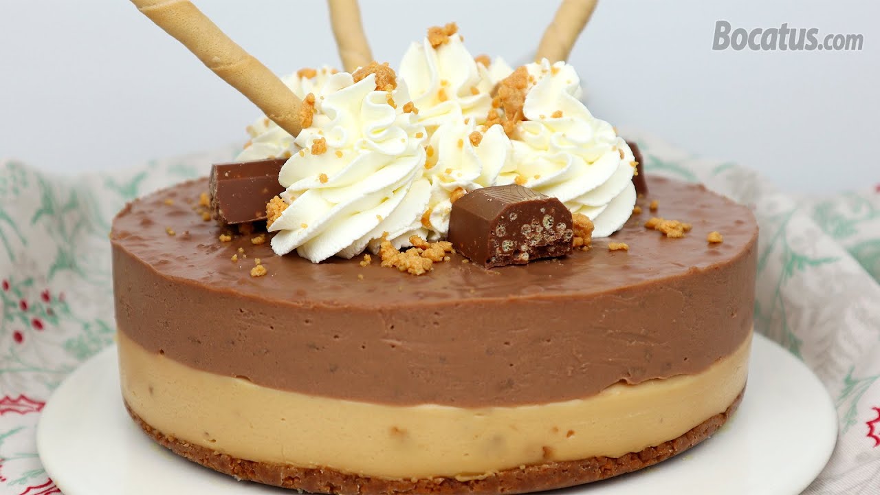 Tarta de Turrón (fácil y sin horno)