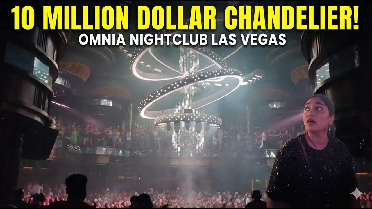 Las Vegas dekha world-famous Chandelier😎😍
