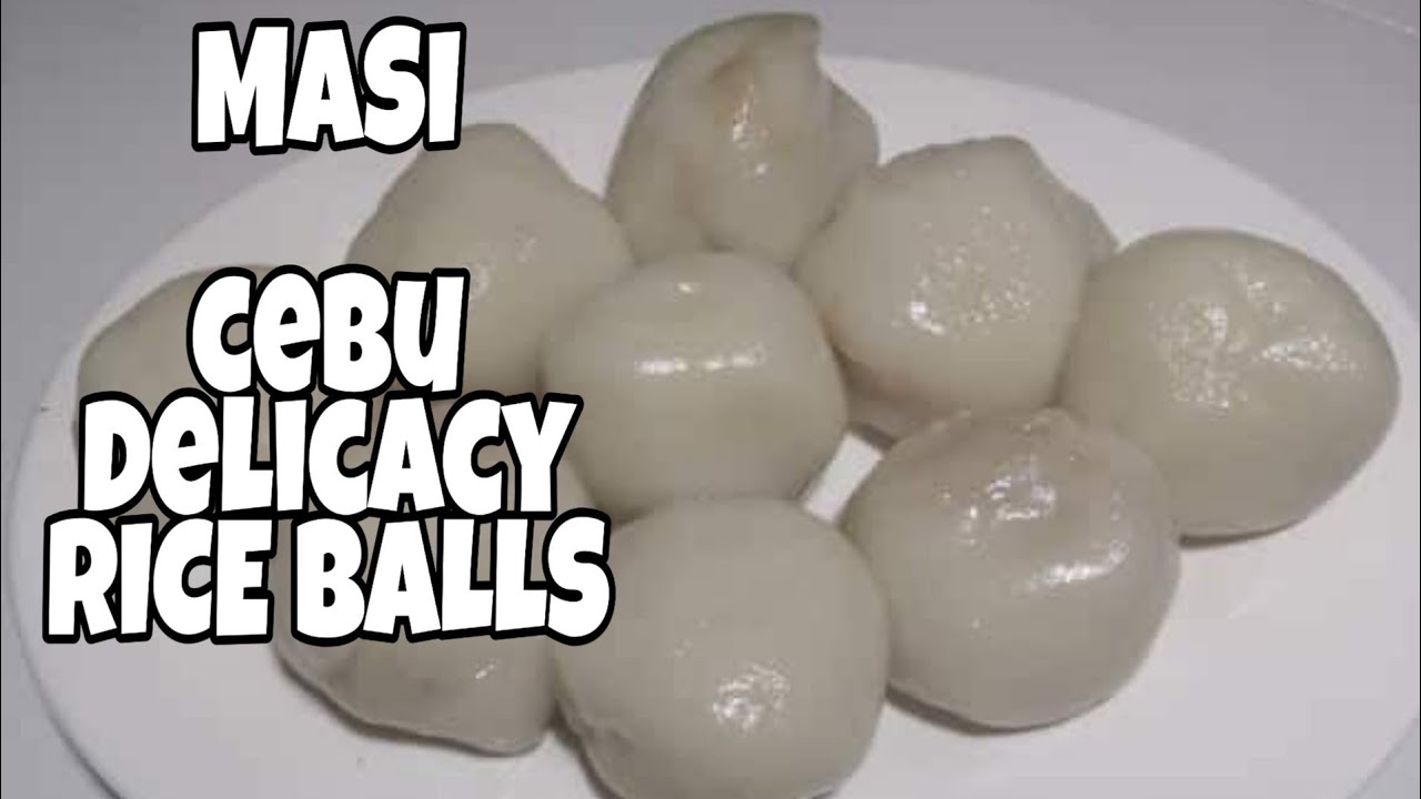 MASI CEBU DELICACY PEANUT+BROWN SUGAR FILLING RICE BALLS | HOW TO COOK MASI | LUTONG BAHAY