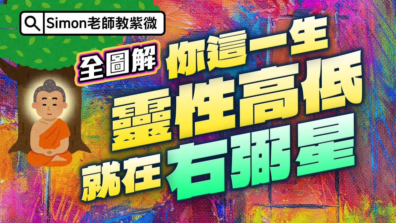 EP119.一顆可以看穿你這一生靈性層次高低的星辰 | 右弼星【Simon老師教紫微】