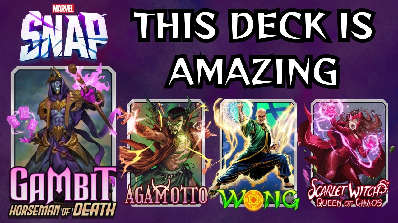 The Eye Gambit Overdrive! Gambit Obliterates Enemy as Agamotto Rules | Marvel Snap Gameplay