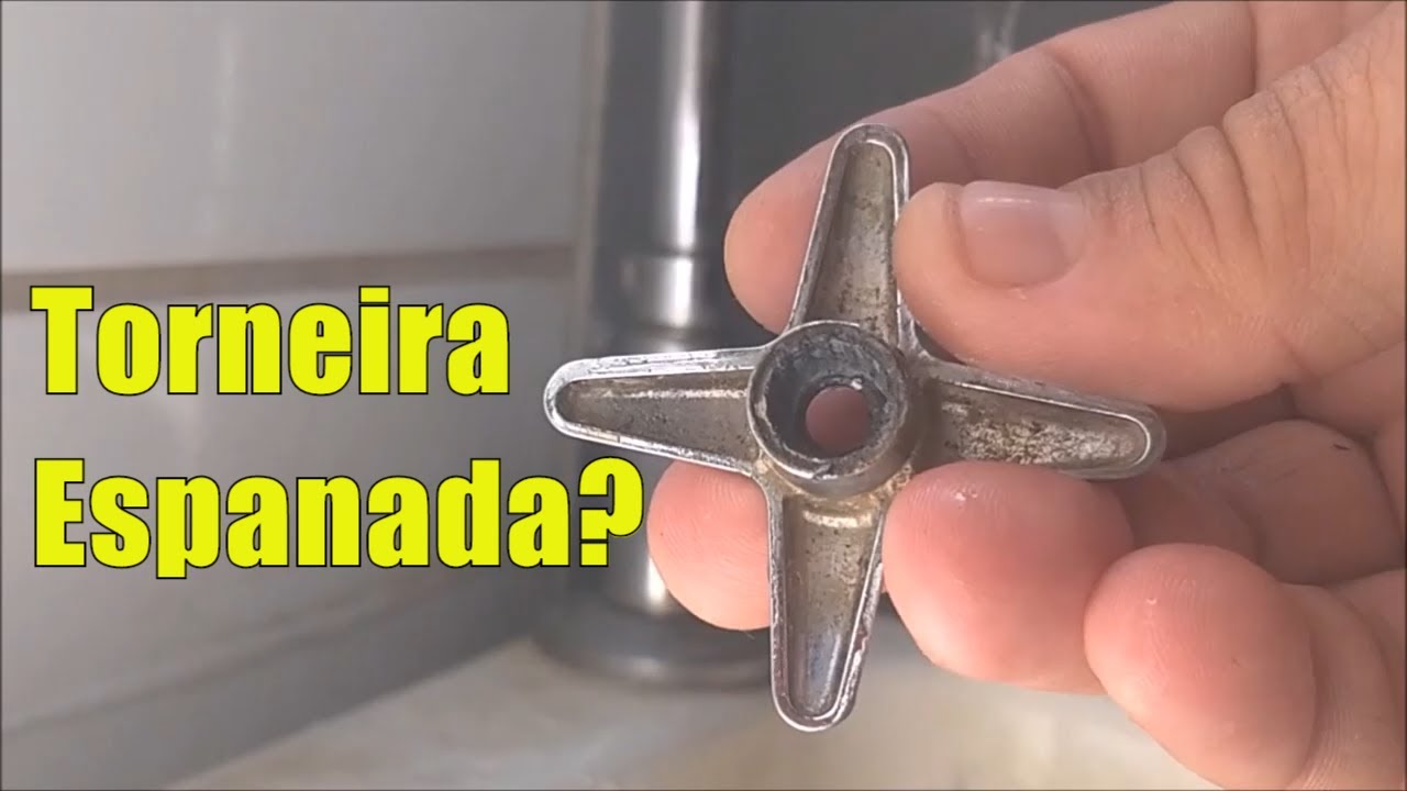 Torneira espanada, veja como consertar.