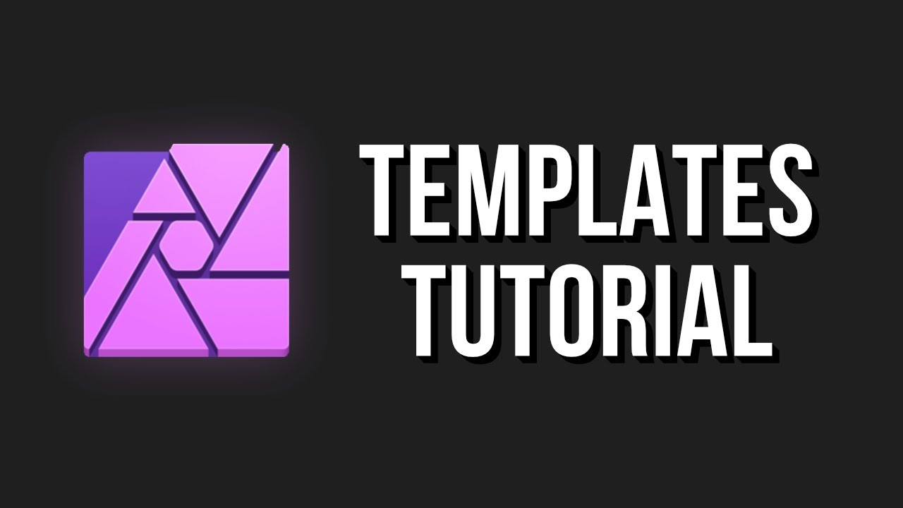 Create Professional Templates in Affinity Photo