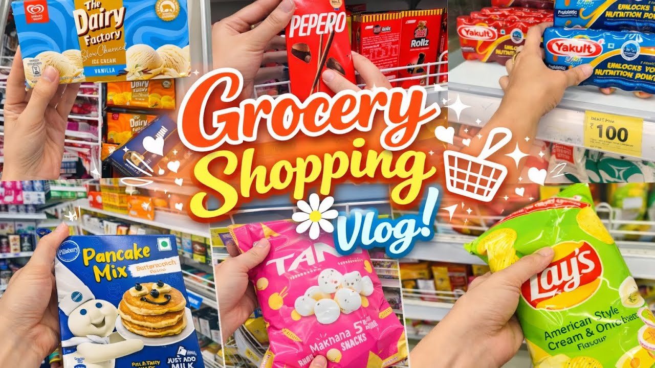 Relaxing ASMR Grocery Haul 🛒 | Fluffy Pancakes & Pineapple Juice Morning 🍍