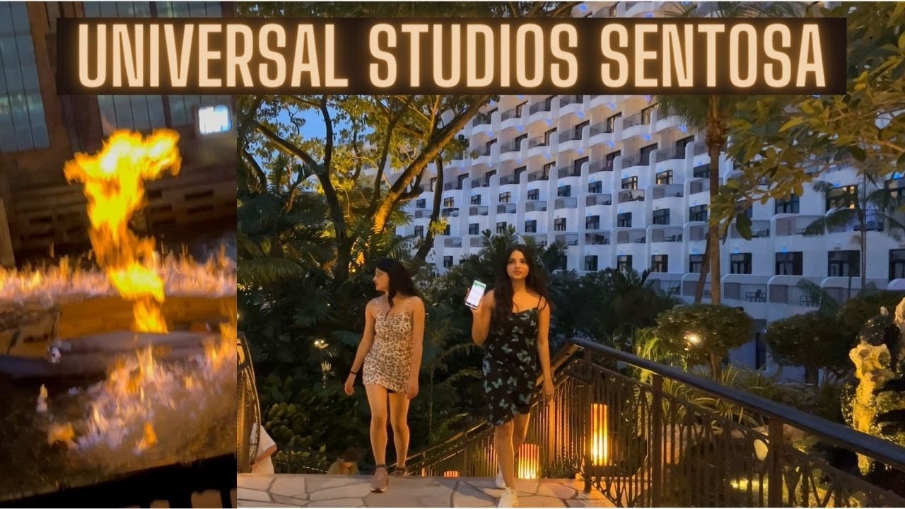 BEST HOTEL SENTOSA - AAJ MAZA AA GYA | SHANGRI-LA RASA | UNIVERSAL STUDIOS | SINGAPORE VLOG #vlog