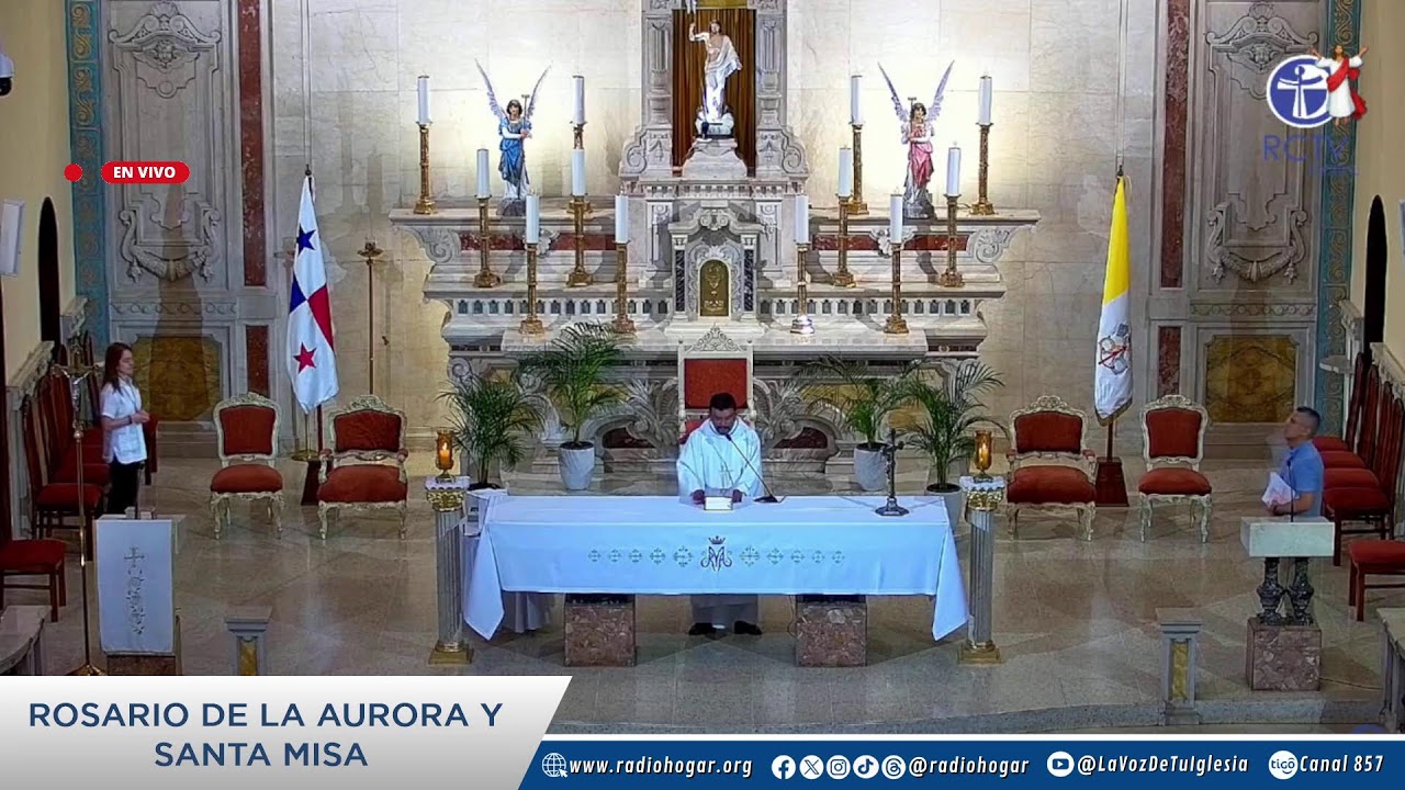 ROSARIO DE LA AURORA Y SANTA MISA, SANTUARIO NACIONAL