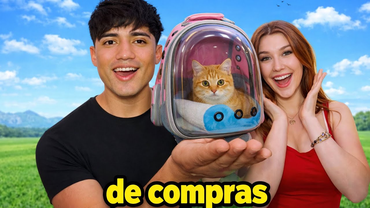 Llevamos de compras a la gatita por primera vez || JC AND SONDRA