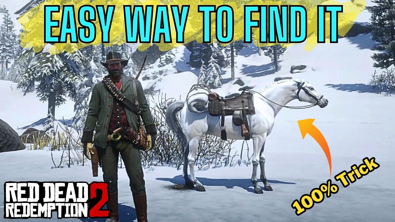How to find White Arabian Horse near Lake Isabella in RDR2