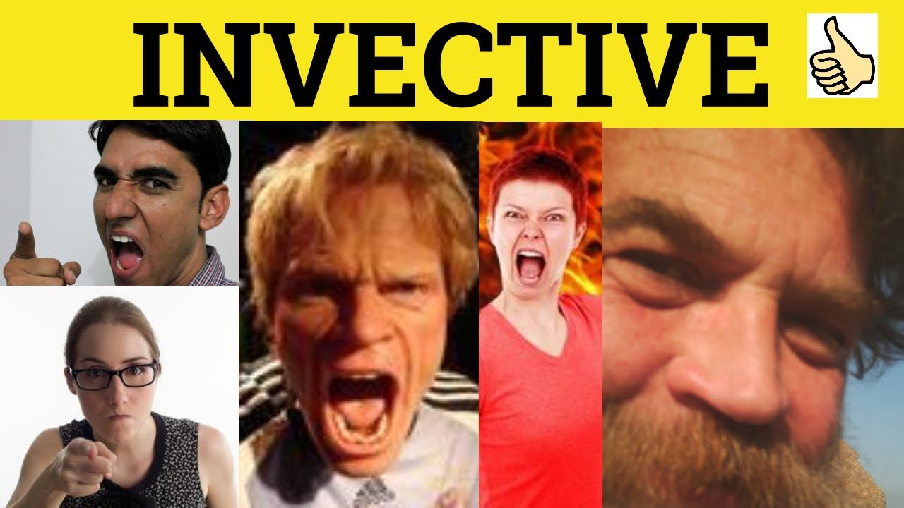 🔵 Invective Meaning - Invective Examples - Invective Definition - Invective Defined GRE 3500 Vocab