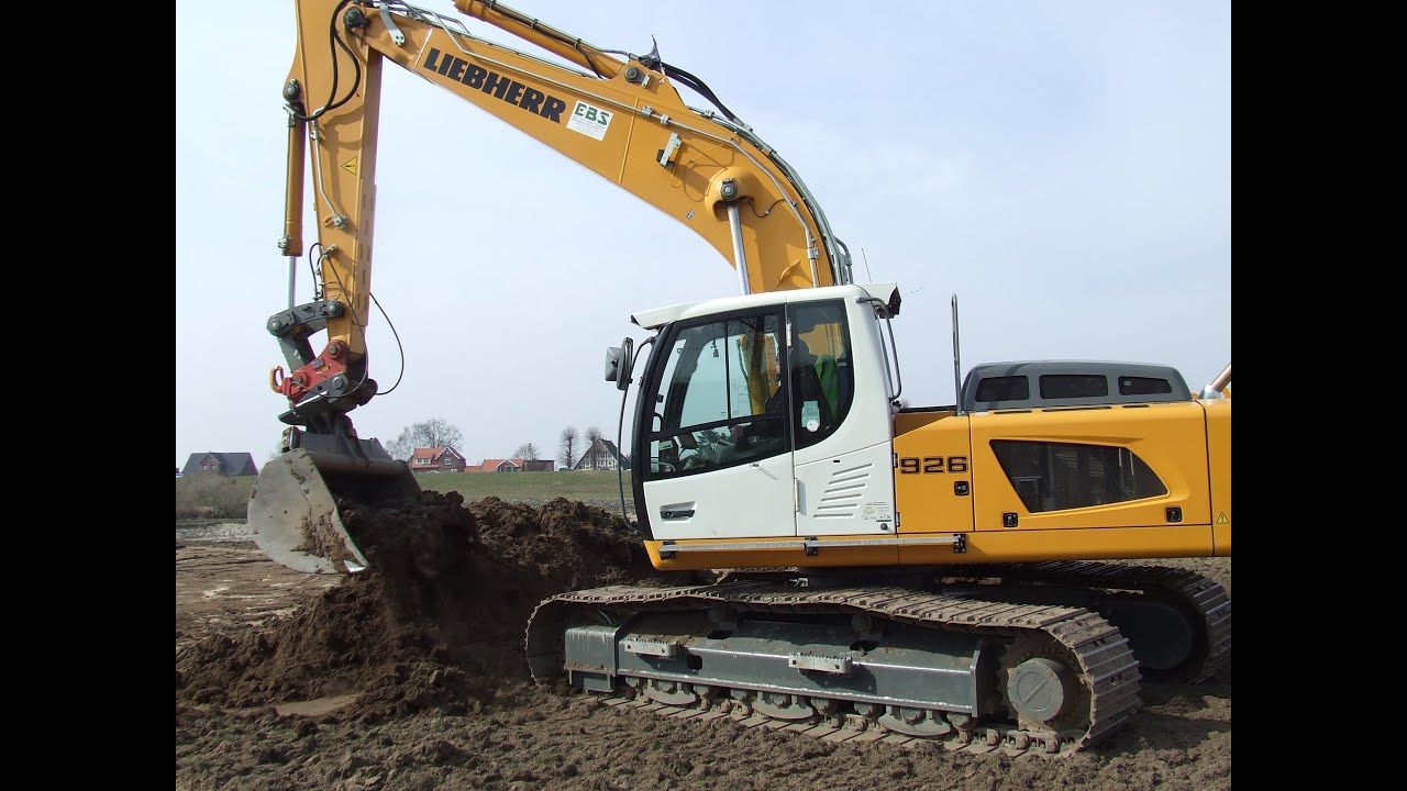 Bagger in Deutschland - Liebherr 926 im Einsatz