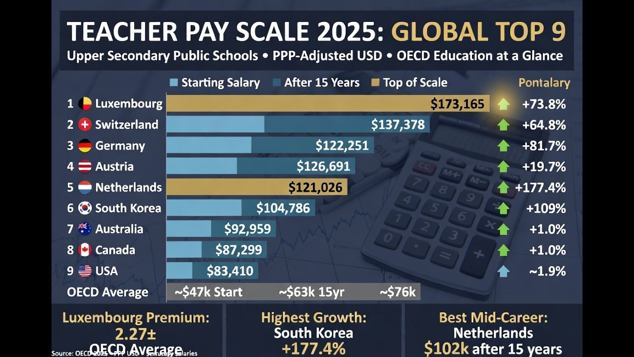 Teacher pay scale   #money