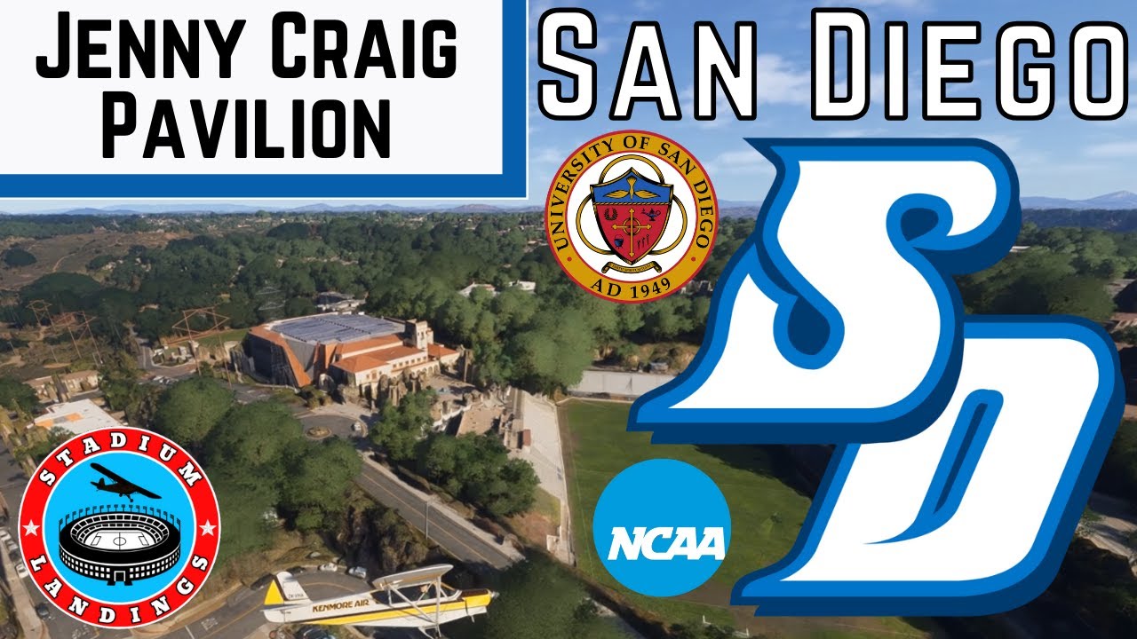 Jenny Craig Pavilion - Microsoft Flight Simulator 2024 STADIUM LANDING!